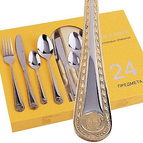 MAYER&BOCH 30707 серебристый/золотой 24пр Столовые приборы