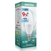 SMARTBUY (SBL-C37-9_5-40K-E14) 9.5W/4000/E14 Лампа светодиодная