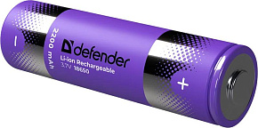 DEFENDER (56701) 18650-1BL 2200 mAh Li-ion, блистер, 1 шт Аккумулятор
