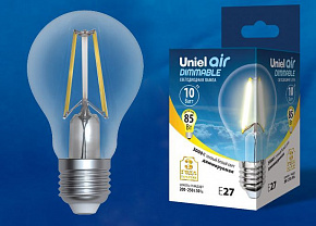 UNIEL (UL-00005181) LED-A60-10W/3000K/E27/CL/DIM GLA01TR Лампочка
