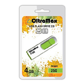 OLTRAMAX OM-4GB-250-зеленый USB флэш-накопитель