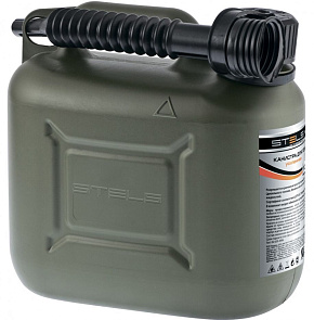 STELS Канистра для ГСМ вертикальная, 20 л., пластиковая, усиленная 53127 Канистра