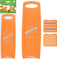 MULTIDOM МТ76-23 MULTIDOM Терка с 3 насадками "МИНИ ТРИО" МТ76-23