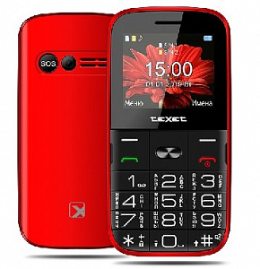 TEXET TM-B227 Red (2 SIM) Телефон мобильный