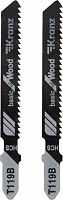 KRANZ (KR-92-0310) Пилка для электролобзика по дереву T119B 76 мм 12 зубьев на дюйм 4-30 мм (2 шт./уп.) Пилка