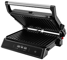 KITFORT КТ-3682 2000Вт черный/серебристый Электрогриль