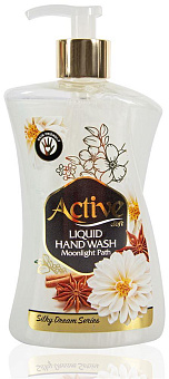 ACTIVE Жидкое мыло жемчужное 450 мл. С дозатором. Орхидея и корица (Лунный свет) (511801639) Жидкое мыло