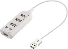 PERFEO (PF D0806) USB-HUB 4 Port, (PF-H049 White) белый USB разветвитель