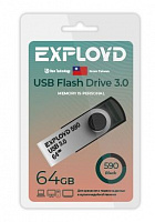 EXPLOYD EX-64GB-590-Black USB 3.0 USB флэш-накопитель