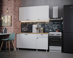 НК-МЕБЕЛЬ ДЕМИ кухонный гарнитур 150 Белый 76144508 (4 кор.) Кухонный гарнитур