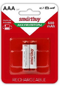 SMARTBUY (SBBR-3A02BL600) 600 mAh Аккумулятор SMARTBUY (SBBR-3A02BL600) 600 mAh