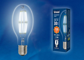 UNIEL (UL-00003760) LED-ED90-30W/NW/E40/CL GLP05TR ЛАМПЫ СВЕТОДИОДНЫЕ (ЦОКОЛЬ - E27, Е40)