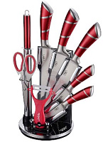 ZEIDAN Z-3096-01 9пр красный Набор ножей