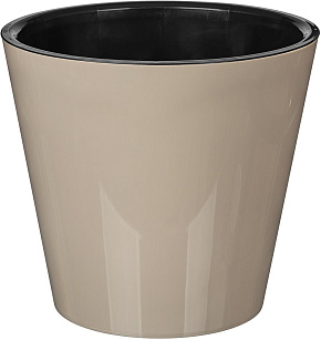 HOMVER Rosemary D200мм, 4л с дренажной вставкой (бежевый) 221600127/01 Горшок цветочный HOMVER Rosemary D200мм, 4л с дренажной вставкой (бежевый) 2216