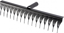 СИБРТЕХ Грабли стальные, 420 мм, 16 витых зубьев, без черенка, Россия,61750 Грабли