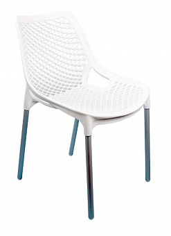 АЛЬТЕРНАТИВА М6332 стул Эврика (белый) Мебель из пластика