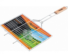 SPARTA 69567 Решетка-гриль 220х340 мм, хромированная Решетка-гриль