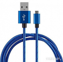 ENERGY Кабель ET-27 USB/MicroUSB, цвет - синий