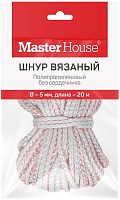 MASTER HOUSE п/п б/с Вязаный 5мм 20м 60388 Шнур