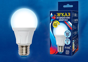 UNIEL (UL-00004288) LED-A60 12W/6500K/E27/FR/DIM PLP01WH Лампочка