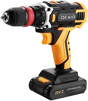 DEKO DKCD20FU-Li со съемным патроном, 1x1.5Ач 063-4176 Аккумуляторная дрель-шуруповерт