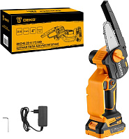 DEKO DKCHS 20-4, 20В, 1x2.0Ач 063-4480 Пила цепная аккумуляторная