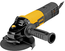 DENZEL Машина шлифовальная угловая AGD125-1000, 1000 Вт, 125 мм, 3000-10000 об/мин//