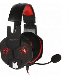 SMARTBUY (SBHG-3200) RUSH TAIPAN черно-красный Наушники-гарнитура