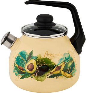 APPETITE С2717.3П*123 Avocado эмал 3,0л со свистком Чайник