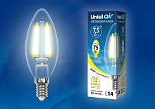 UNIEL (UL-00003245) LED-C35-7,5W/WW/E14/CL GLA01TR Лампочки светодиодные