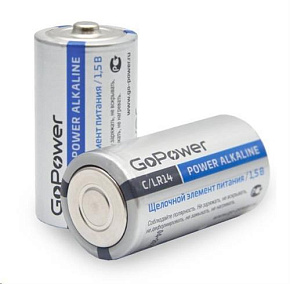 GOPOWER (00-00017861) LR14 C BL2 ALKALINE 1.5V Элементы питания