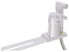 GOTA ROCIO G358610-GOTA Special Смеситель д/биде с гигиенической лейкой (планка на унитаз) d40 Смеситель для умывальника