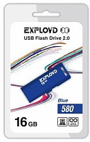 EXPLOYD 16GB 580 синий [EX-16GB-580-Blue] USB флэш-накопитель