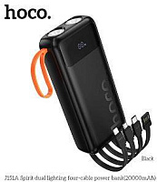 HOCO (6942007653374) J151A 20000mAh 1USB+1Type-C 2.0A , черный Powe Bank