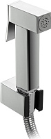 GFMARK 20615 Набор для биде - квадратная гигиеническая лейка, шланг, кронштейн, из нержавеющей стали, в блистере. Цвет ХРОМ Набор для биде