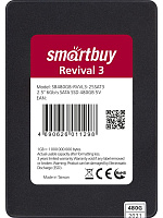 SMARTBUY (SB480GB-RVVL3-25SAT3) 2,5" SSD revival 3 480gb tlc sata3 Накопитель