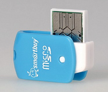 SMARTBUY (SBR-706-B) MicroSD голубой Устройство чтения карт памяти