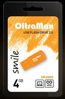 OLTRAMAX 4GB Smile USB2.0 оранжевый USB флэш-накопитель