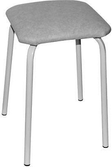 VIOLET 8002/3 Табурет квадратное сидение (серый) 800203 мебель для кухни