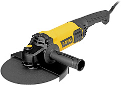 DENZEL Машина шлифовальная угловая AGL230-2400, 2400 Вт, 230 мм, 6600 об/мин// Углошлифовальная машина DENZEL Машина шлифовальная угловая AGL230-2400,