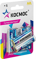 КОСМОС KOCLR6BL6 серебро/голубой Батарейка