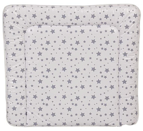 POLINI Матрас для пеленания Polini kids Звезды на комод, 77х72 см, белый-серый (1кор) Матрас POLINI Матрас для пеленания Polini kids Звезды на комод, 