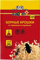 NADZOR Борные крошки от тараканов и муравьев, 100 гр. BOR123 Борные крошки от тараканов и муравьев