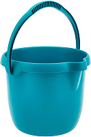 PALISAD Ведро пластмассовое круглое 12 л, бирюзовое, Home 929575 Ведро