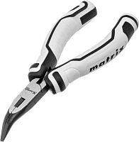 MATRIX Длинногубцы Mini, 125 мм, изогнутые, авторазжим, Pro 17831 Длинногубцы