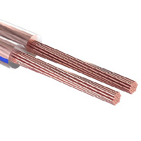 REXANT КАБЕЛЬ АКУСТИЧЕСКИЙ 2Х1,50 ММ2, ПРОЗРАЧНЫЙ BLUELINE, БУХ 100 М01-6206-3 Кабель акустический