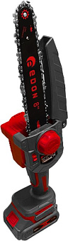 EDON UNS-21/8BL черный/красный 25170 8", 21В, 2аккум., бесщеточный Пила цепная аккумуляторная