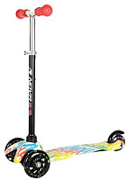 NOVATRACK 120H.DISCOKIDS.WB24 черный с белым 171842 Самокат