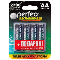 PERFEO (PF-5035) AA2700MAH-4BL+BOX Аккумулятор PERFEO (PF-5035) AA2700MAH-4BL+BOX