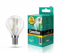 CAMELION (13456) LED7-G45-FL/830/E14 Лампа